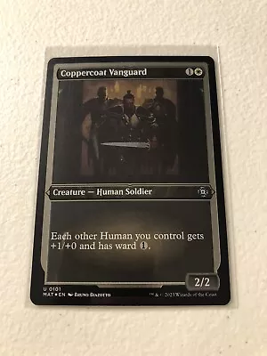 Coppercoat Vanguard Etched FOIL March Of The Machine The Aftermath MAT MTG • $2.50