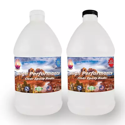 Epoxy Resin 1 Gallon Kit 2 Part Epoxy Clear Coating Casting Easy Mixing-1GAL • $63.28