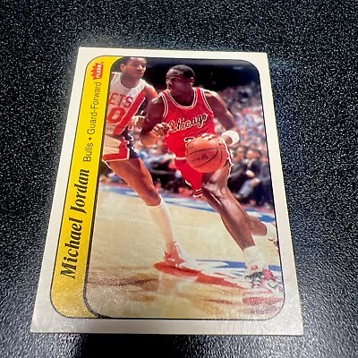 1986-87 Fleer #8 Michael Jordan RC Sticker  • $150