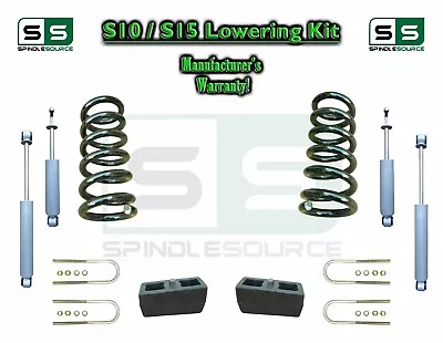 2  / 3  Drop Coil KIT V6 SHOCKS FOR 82-05 Chevy S-10 S10/ GMC S-15 Sonoma Blazer • $319.72