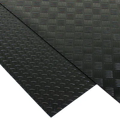 £12.99 • Buy 3mm Thick Heavy Duty Rubber Garage Flooring Matting Durable 1M X 1.5M Black Mats