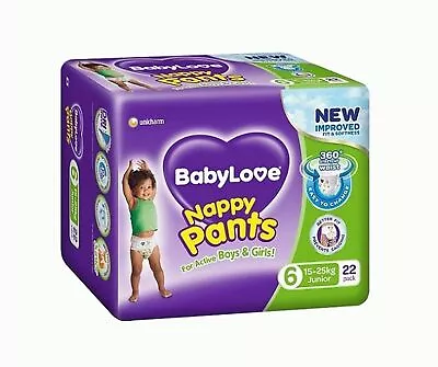 Babylove Nappy Pants Junior 22 (15 To 25kg) X (limit 2 Per Order) • $34.15