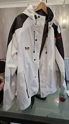 BAR Honda Racing Jacket - Formula 1 Team Coat - White XXL F1 • £49