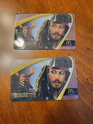 Vintage Mcdonald's Arch Card Pirates Of The Caribbean Johnny Depp Disney • $29.98