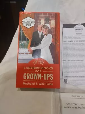 Ladybird Books For Grown Ups - Husband And Wife Game - Never Used  • £5