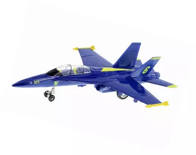 9.5  X-Planes US Navy F-18 Hornet Blue Angel Jet Diecast Toy Authentic Licensed! • $12.98