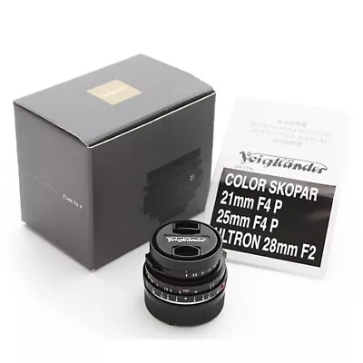 New Voigtlander Color-Skopar 21mm F4 P Lens VM Leica M Mount Bessa R4A R4M • $336.99