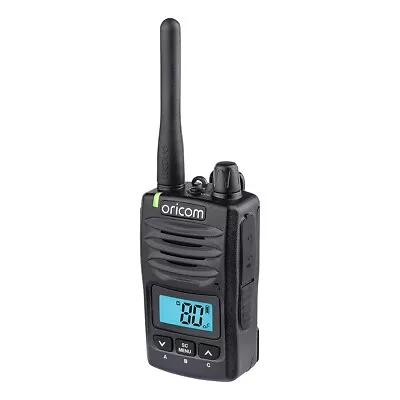 Oricom DTX600 Waterproof IP67 5 Watt Handheld UHF CB Radio Black 80 Channels • $236.40