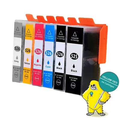 6x Ink Cartridges For Canon Pixma MG6150 MG6250 MG8150 MG8250 With Grey • £9.12