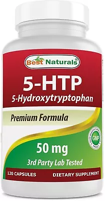 Best Naturals 5-HTP 50 Mg 120 Capsules • $10.99