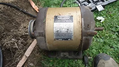 VTG Craftsman Motor 1 HP Dual Shaft Elec. Motor 115/230 3450 RPM  Made In USA • $129.99