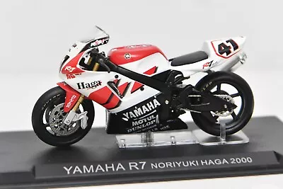IXO Deagostini 1:24 Yamaha R7 Norituki Haga 2000 Model Motorbike Motorcycle • £9.99
