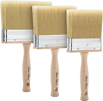 Bates- Deck Stain Brush Set 4” 5” And 6” Stain Brushes For Wood Deck Stain • $16.49