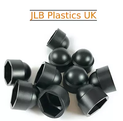 £0.99 • Buy M5 M6 M8 M10 M12 M14 M16 M18 M20 Black Plastic Dome Nut Protection Cap Covers