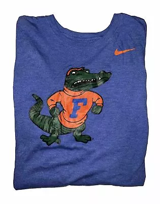 Florida Gators The Nike Tee Men's Blue Long Sleeve Shirt Large Gator Logo Sz XXL • $19.95