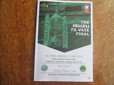 Fa Trophy Final & Fa Vase Final  [ Covers Both Games ] 21st May 2023 • £3.99