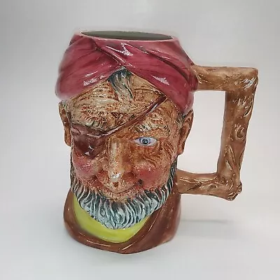 Toby Mug W/Handle Porcelain Sea Pirate Face Made In Portugal By Art Mark • $12.99