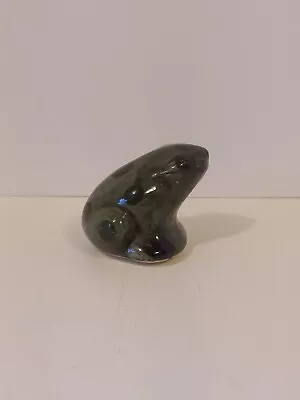 Tonala Ceramic Spotted Frog Figurine Mexico • $18