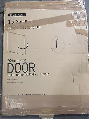 B&Q It Kitchen Door Pack I Sandford Ivory Style Slab 600mm Wide • £37.99