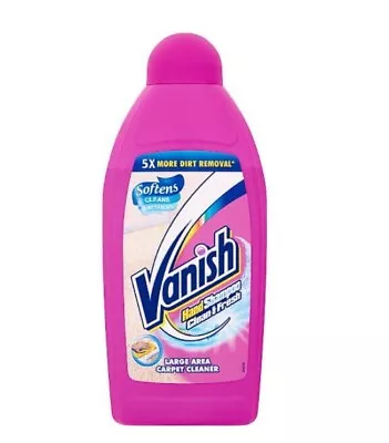 Vanish Clean & Fresh Hand Carpet Shampoo Cleanser 450ml • £7.99