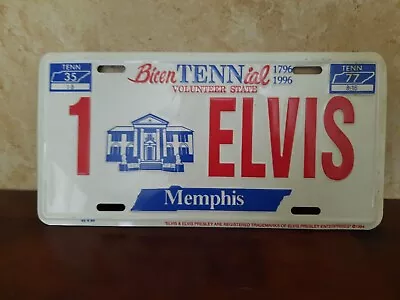 Elvis Presley Tennessee Metal License Plate • $31.99
