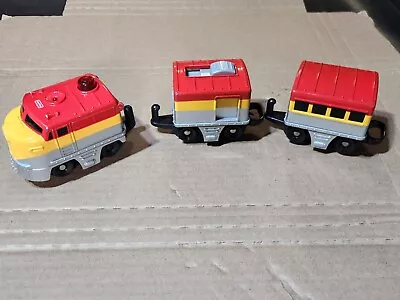 Fisher Price GeoTrax Pacific Chief Train Red Yellow Lights Up Working No Remote • $19.99