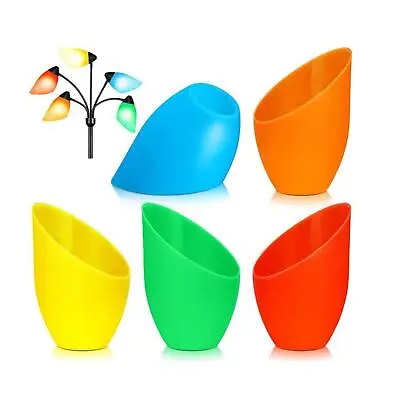 Pack Of 5 Plastic Lampshade Horseshoe Lamp Shade For Bedroom Wall Lamp Floor • £12.11