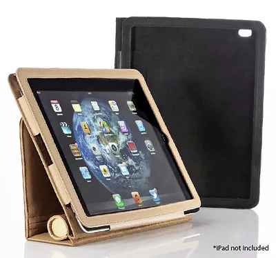 Pebble Folio Powered By Veho Case For IPad & Smartphone Rechargeable Battery Tan • $19.99