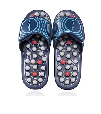 Byriver Rotating Shiatsu Massage Slippers Bh-F005 • $15.99