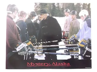 MYSTERY ALASKA Russell Crowe 1999 6pc ENGLISH Orig RARE LOBBY CARD INDIA 14x11 • $249