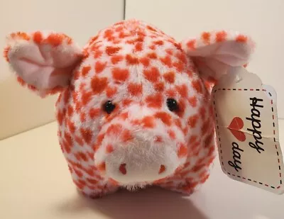 Sugar Loaf Kelly Toys Stuffed Animal Pig With Red Hearts Eco-Friendly Polester • $13.95