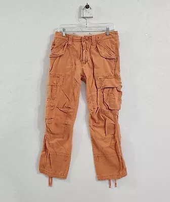 Vintage 90s Polo Ralph Lauren Military Cargo Pants Men's Size 31 X 30 Slim Fit  • $69.95