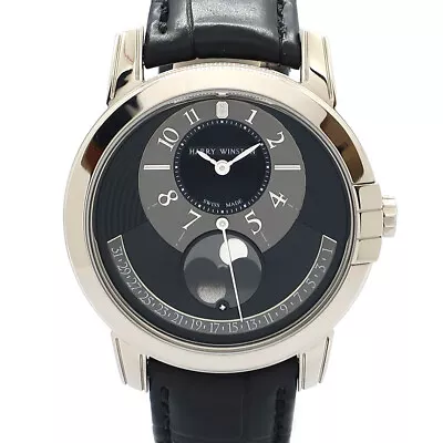 Harry Winston Midnight Moonphase MIDAMP42WWW002 Automatic #U151 • $8968.67