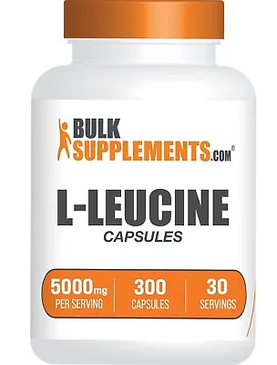 BulkSupplements L-Leucine 300 Capsules - 5000 Mg Per Serving • $19.96