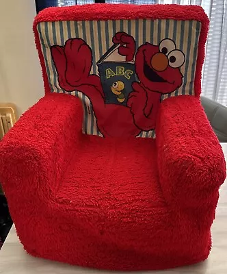 Vintage Elmo Chair Red. ABC. Child’s Foam Chair • $72