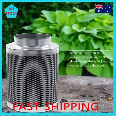 Stainless Steel Carbon Filters 6 Inch Hydroponics Keep Away Smell HouseWorkshop • $75.99