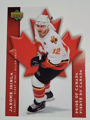 2007-08 McDonalds Upper Deck Pride Of Canada Card #PC6 Jarome Iginla Calgary • $1.44