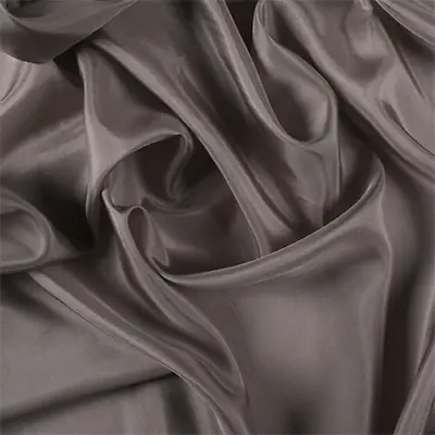 $21.30 • Buy Taupe Silk Habotai, Fabric By The Yard