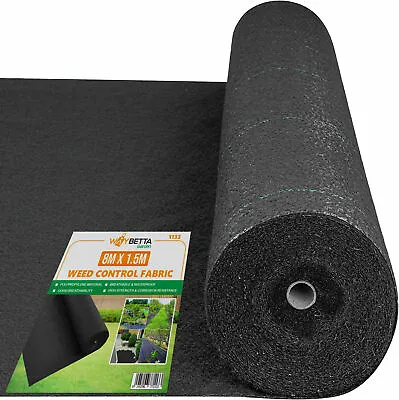 Heavy Duty Weed Control Fabric Membrane Garden Landscape Ground Cover Sheet • £7.95