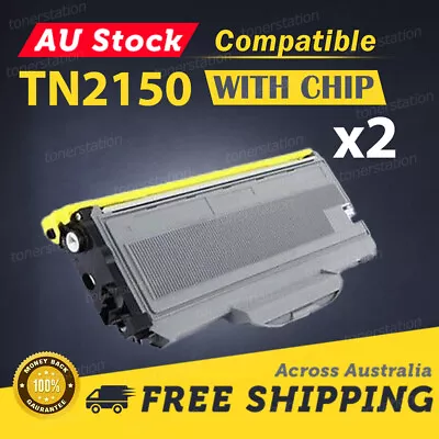 2x TN2150 Toner For Brother HL2140HL2142HL2150HL2150NHL2170WMFC7340MFC7440 • $29.90