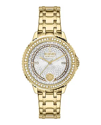 Versus Versace Womens Montorgueil Gold 38mm Bracelet Fashion Watch • $126