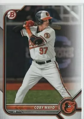 2022 Bowman Draft #BD-127 Coby Mayo Baltimore Orioles Baseball Card • $1.65