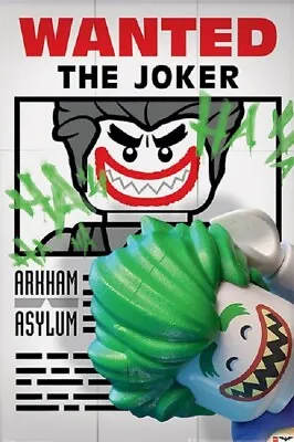 Lego Batman The Joker Wanted Poster • $9.95