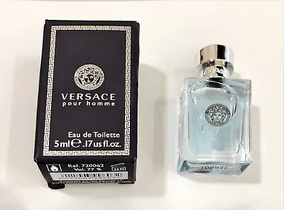 Versace Pour Homme For Men .17 OZ / 5 Ml Brand New In Box Travel Size • $9.99