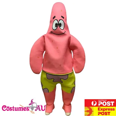 Mens Patrick Star Costume Adult Halloween Spongebob Squarepants Mascot Book Week • $72.19