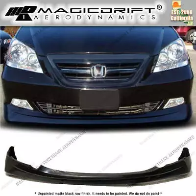 For 05-07 Honda Odyssey VIP Van MDA Front Bumper Add-on Lip Body Kit Urethane • $116.88