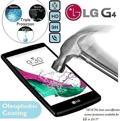 100% Genuine Premium Tempered Glass 9H LCD Screen Protector H815 Phone For LG G4 • £3.35