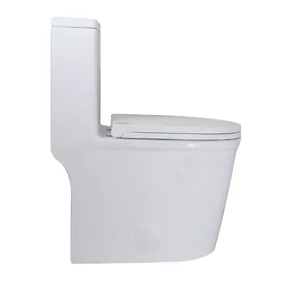 Open Box WinZo WZ5079/5089 Modern 23  Compact Small Dual Flush One Piece Toilet • $248