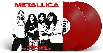 METALLICA Winnipeg 1986 The Canadian Broadcast Live 2-LP NEW Red Coloured Vinyl • £22.99