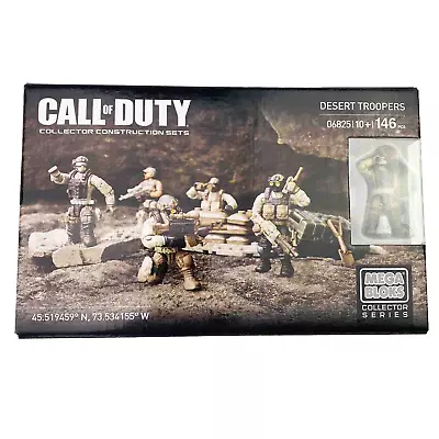 Mega Bloks Call Of Duty Desert Troopers 06825 Construction Set NEW SEALED • $84.22